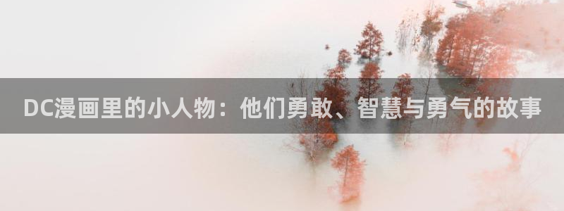 漫蛙漫画安装：DC漫画里的小人物：他们勇敢、智慧与勇气的故事